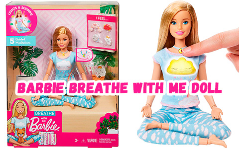 Barbie Breathe with Me 2020 doll best for self-care