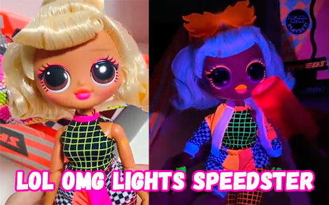 New live photos of LOL OMG Lights Speedster doll with revealed neon light surprises