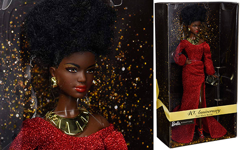 Barbie 40th Anniversary First Black Barbie doll. First images of the new 2020 collector doll
