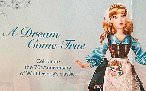 Disney Cinderella's 70th anniversary Limited Edition doll release date
