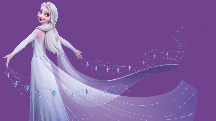 Frozen 2 hd wallpaper Elsa white dress