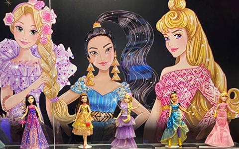 New dolls in Hasbro Disney Princess Style Series: Rapunzel, Jasmine and Aurora
