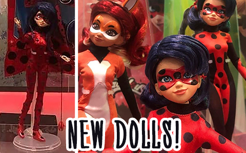 New Miraculous Ladybug dolls from Playmates coming in 2021. Including Ladybug with hair down doll and Marinette’s room playset!