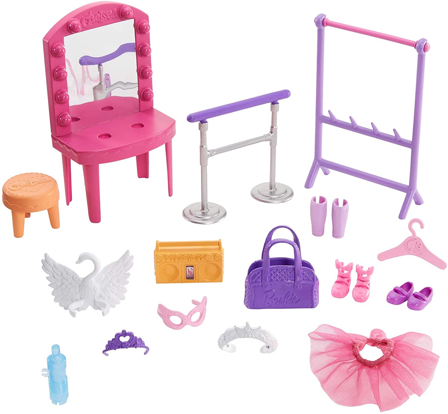 Barbie Club Chelsea Dolls Ballet And Snack Cart Playsets Youloveit