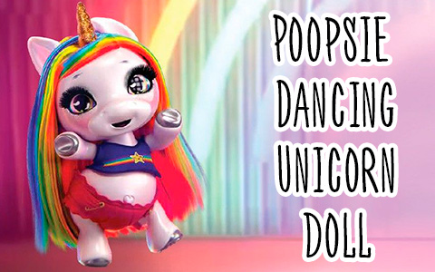 Poopsie Surprise Dancing Unicorn Rainbow Brightstar doll