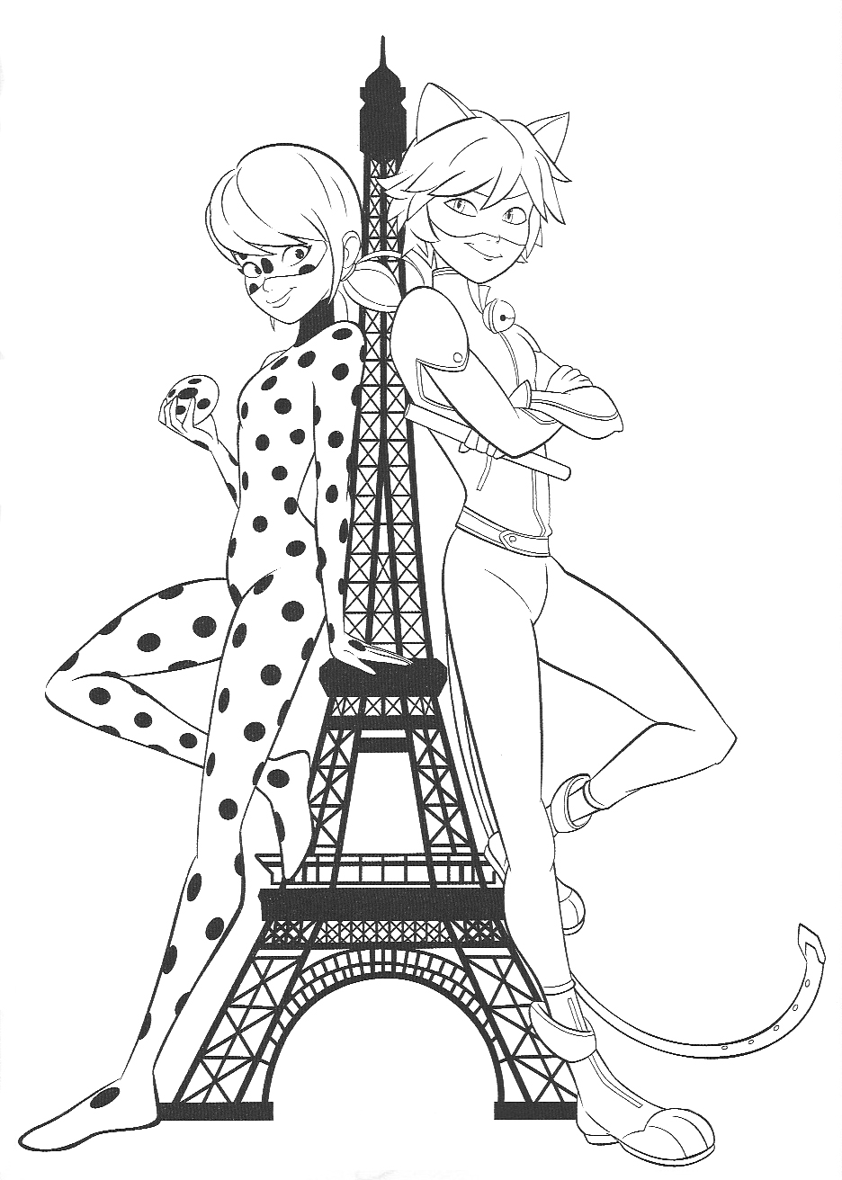 New beautiful Miraculous Ladybug coloring pages - YouLoveIt.com