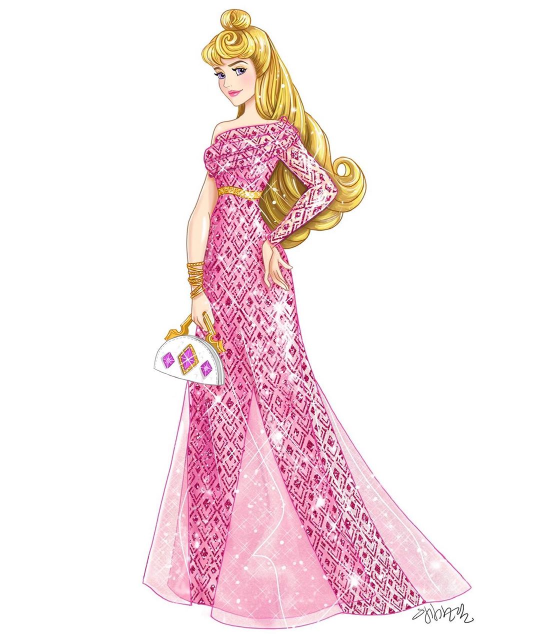 Beautiful concept art for Disney Princess Style series