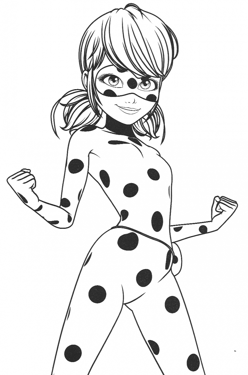 New Beautiful Miraculous Ladybug Coloring Pages YouLoveIt