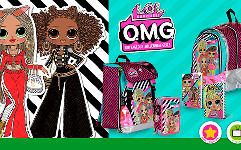 LOL OMG back to school products: backpacks, notebooks, pencil cases and more