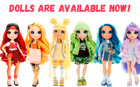 Rainbow High dolls are released and available now!
