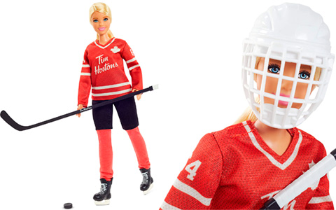 Barbie Collector Tim Hortons doll hockey player