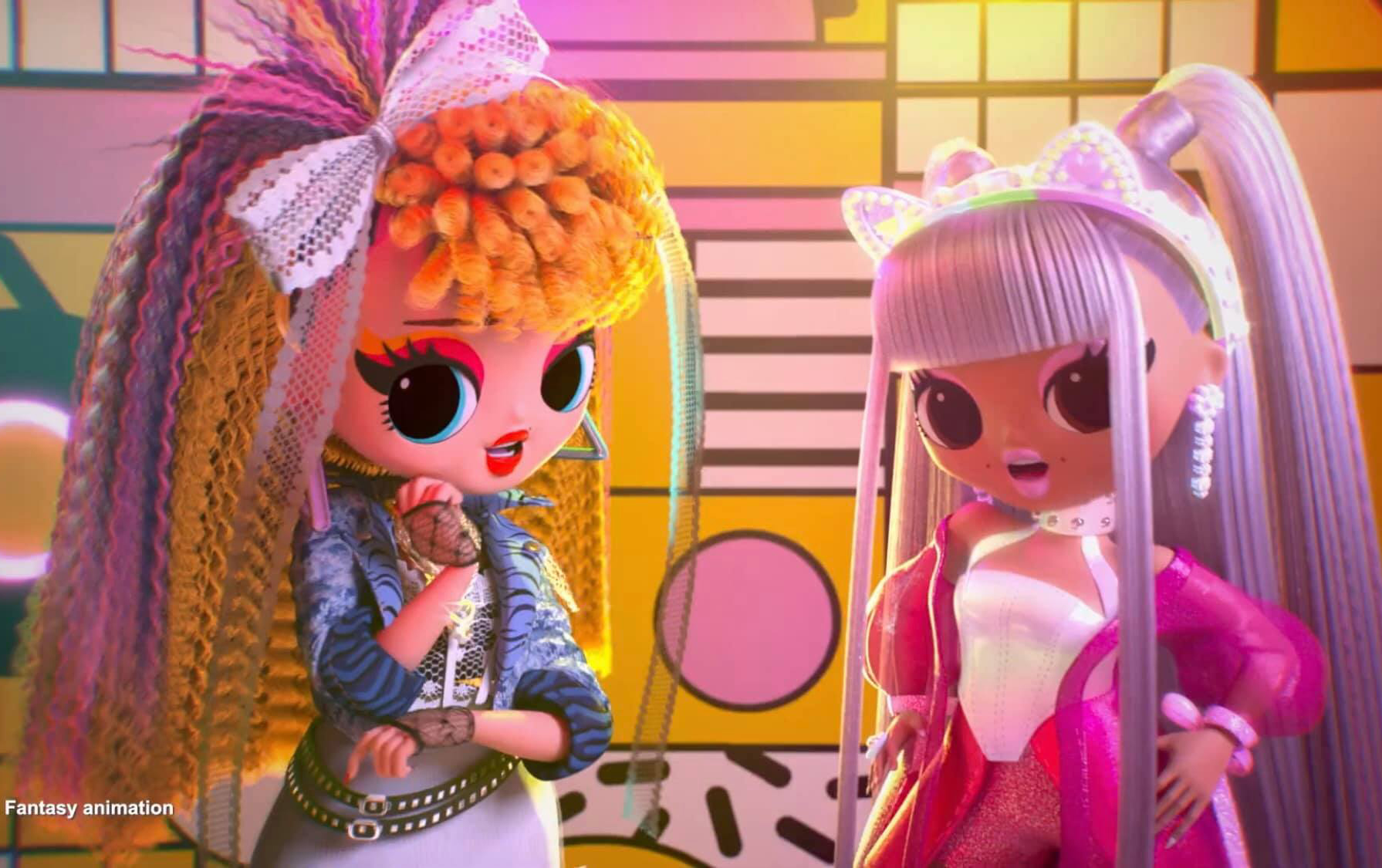 LOL OMG Remix dolls animated versions of Kitty K, Honeyliciou, Pop B.B