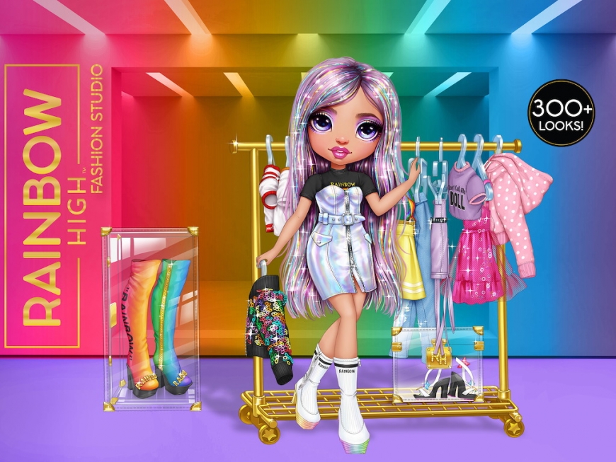 Rainbow High Fashion Studio Avery Styles official art