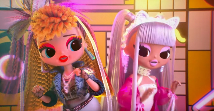 LOL OMG Remix animated dolls