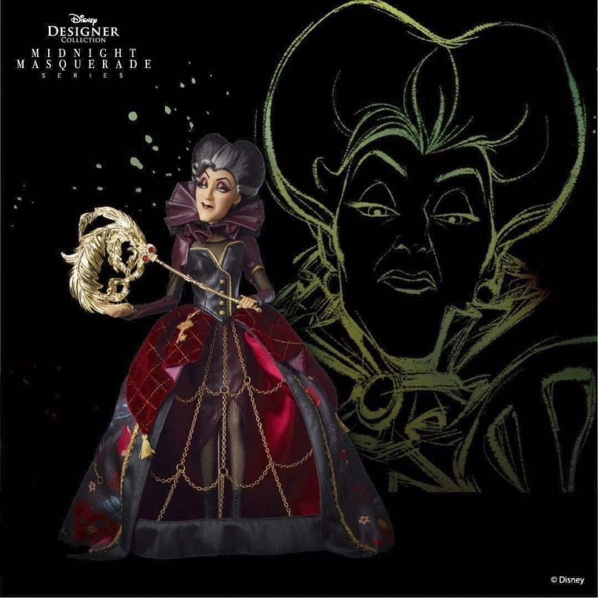 Disney Designer Villains Midnight Masquerade Collection Lady Tremaine doll