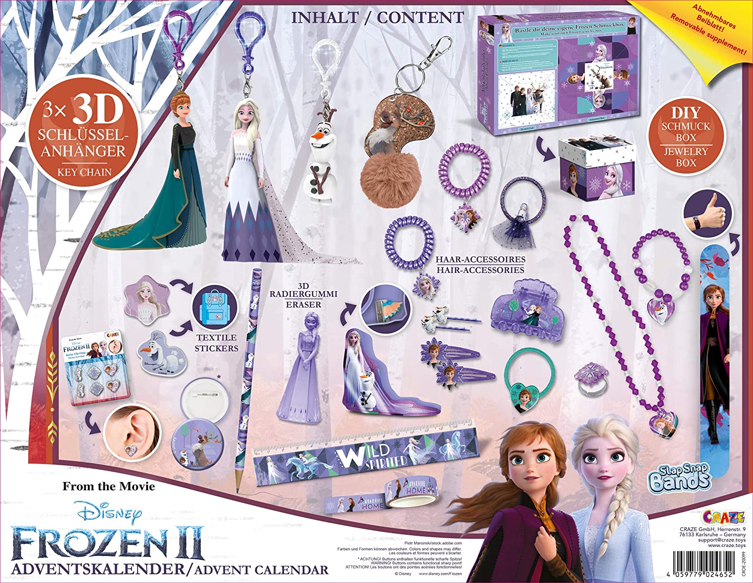 Frozen 2 Advent Calendar 2020 With Figure Key Chans Stationery Hair Frozen 2 Advent Calendar 2020 With Figure Key Chans Stationery Hair