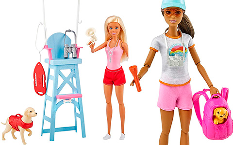 New Barbie 2021 doll Playsets: Lifeguard, Pediatrician, Veterinarian, Tourist and much more