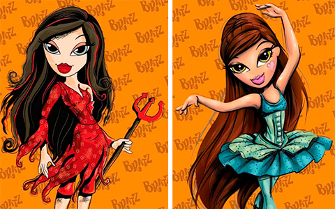 Halloween Bratz mobile walpapers with official art