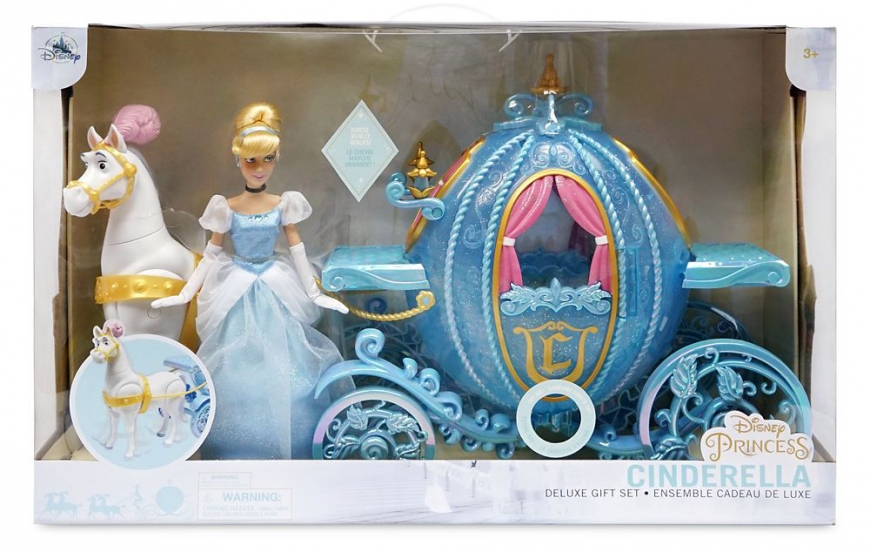 New Disney Store Cinderella Classic Doll Deluxe Gift Set ...