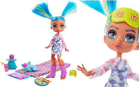 Mattel Cave Club Wild About Sleepovers Tella Doll