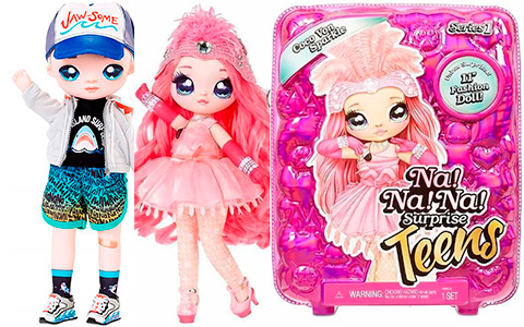 Na Na Na Surprise Teens Coco Von Sparkle and Quinn Nash Shark dolls are available for preorder
