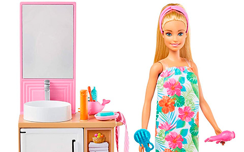 Barbie Bathroom doll set 2021