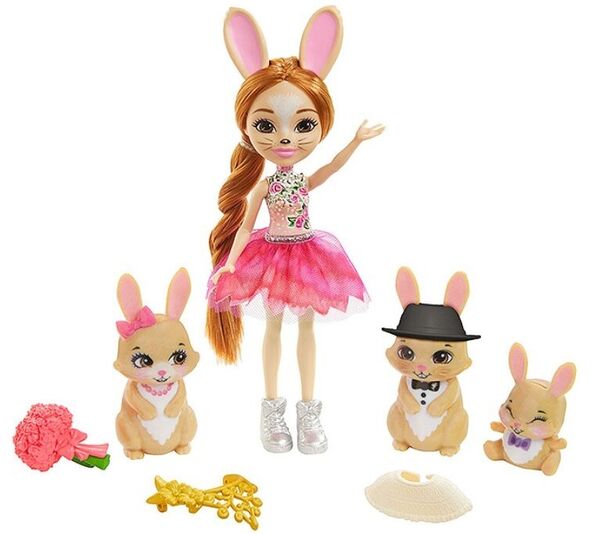 Enchantimals Royal Rabbit family doll set