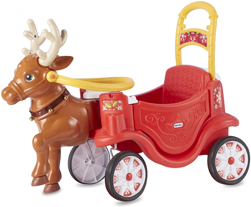 Little Tikes Reindeer Carriage Festive Holiday Ride-On
