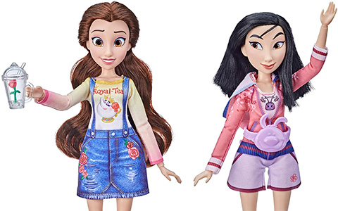Disney Princess Comfy Squad Belle and Mulan new dolls