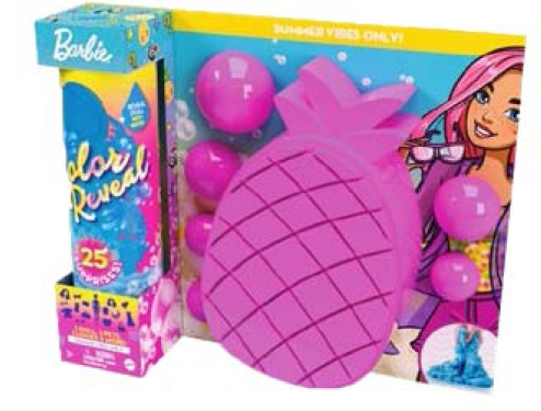 Barbie Color Reveal Foam Scented pineapple surprise