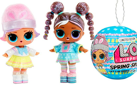 LOL Surprise Spring Sparkle easter 2021 limited edition dolls Bunny Hun and Chick-A-Dee