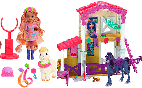Winner's Stable Camp Clover Barn and Show Up ‘N Style playsets