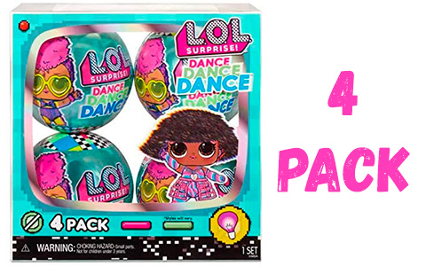 LOL Surprise Dance Dance Dance 4 pack