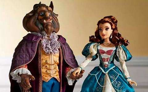 Disney Beauty and the Beast 30th Anniversary Limited edition dolls set