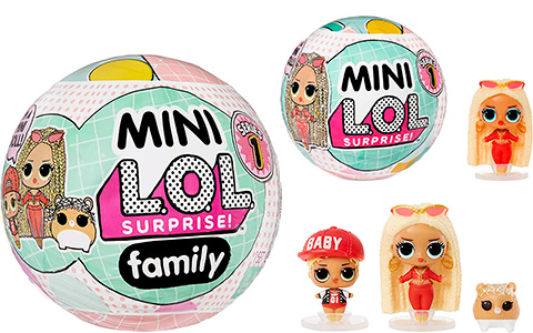 New 2021 Mini LOL Surprise series 1 dolls and Mini LOL Surprise Family toys
