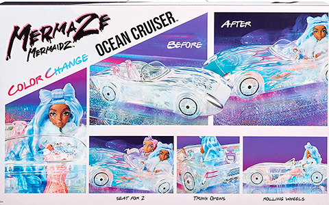 Mermaze Mermaidz Ocean Cruiser Convertible Car with Color Change Decals