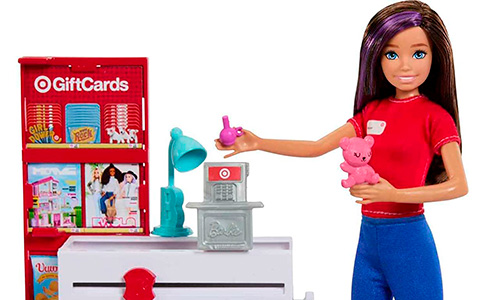 Barbie Skipper first job Target worker doll