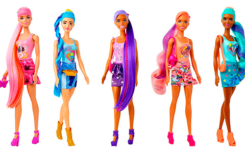 Barbie Color Reveal Totally Denim Series 2023 dolls