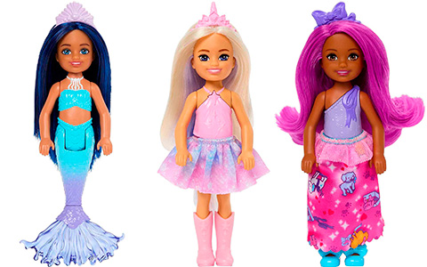 New fairytale collection of Chelsea Barbie dolls