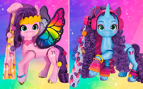 My Little Pony Misty Brightdawn and Princess Pipp Petals Style of The Day toys