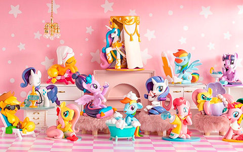 My Little Pony Pretty Me Up series figures from Pop Mart