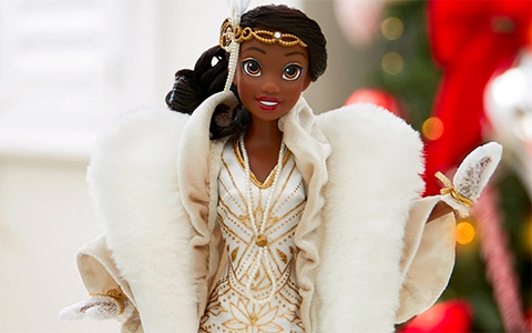 Disney 2024 Tiana Holiday Special Edition Doll
