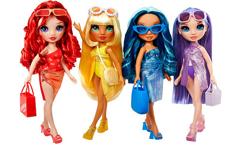 Rainbow High Swim and Style dolls 2024: Sunny, Skyler, Violet, Ruby