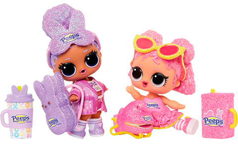 LOL Surprise Loves Mini Sweets Peeps limited edition dolls Cozy Bunny and Fluff Chick