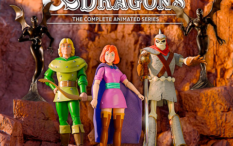 Dungeons and Dragons ULTIMATES 80s animated series figures from Super7