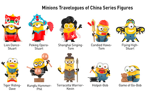 POP MART Minions Travelogues of China Blind Box Figures