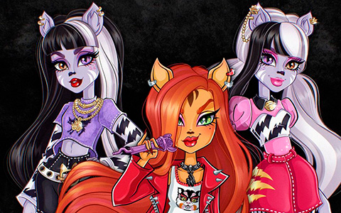 New fan art with Monster High G3 characters by fashionasff.k