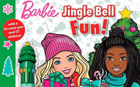 Barbie Jingle Bell Fun Color & Activity book