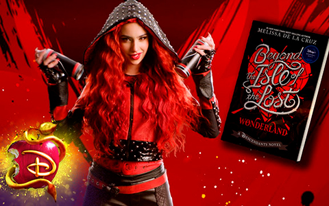 Descendants Beyond the Isle of the Lost book - prequel to Disney's Descendants: The Rise of Red, set in Wonderland
