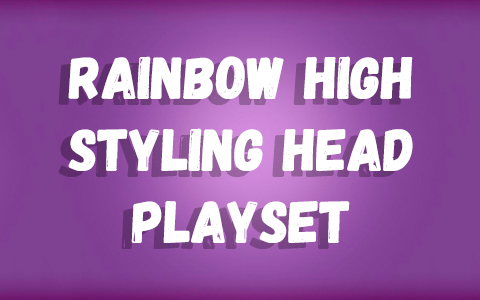 Rainbow High Styling Head Playset